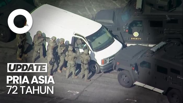 Pengepungan Pelaku Penembakan Massal California yang Berujung Bunuh Diri