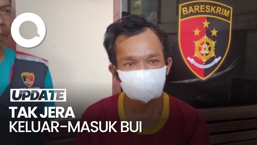Belasan Kali Dipenjara, Pria di Jambi Ngaku Keasyikan Mencuri