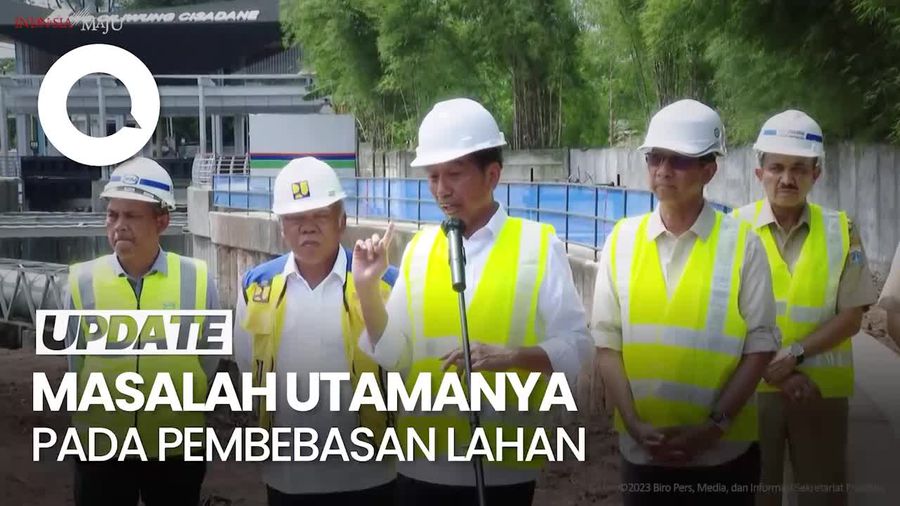 Kagetnya Jokowi Sodetan Ciliwung yang Mangkrak 6 Tahun Kini Lanjut Lagi