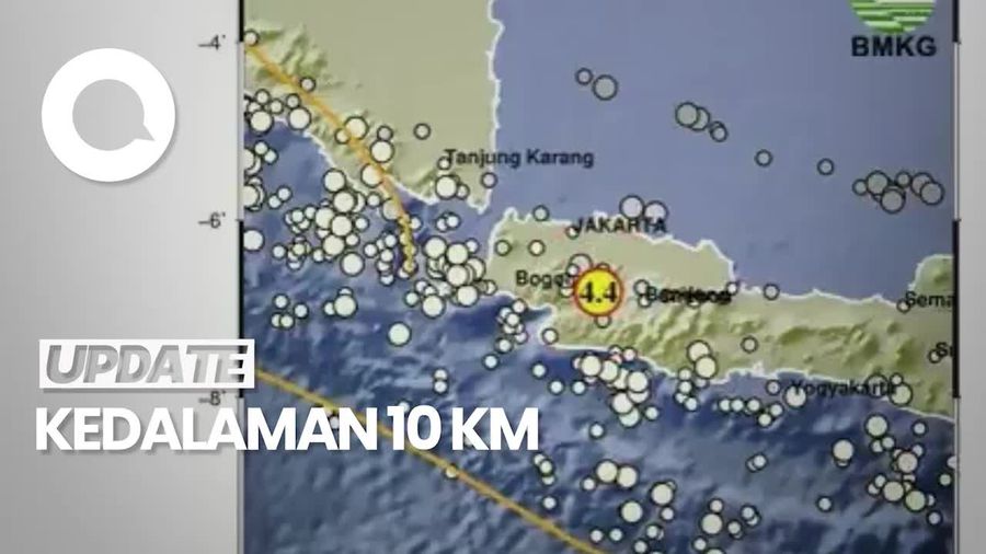 Cianjur Diguncang Gempa M 4,4 