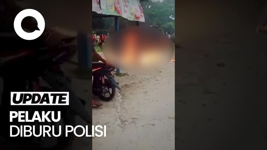 Wanita Dituduh Penculik Ditelanjangi & Dibakar Hidup-hidup di Sorong
