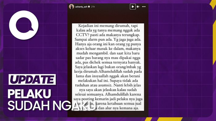 Ashanty Sudah Tahu Identitas Pencuri Tas Mewah Miliknya