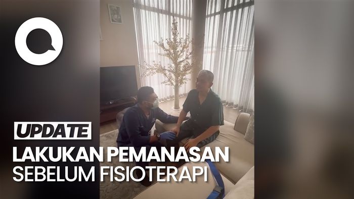 Indra Bekti Rutin Belajar Naik Turun Tangga Agar Lancar Jalan