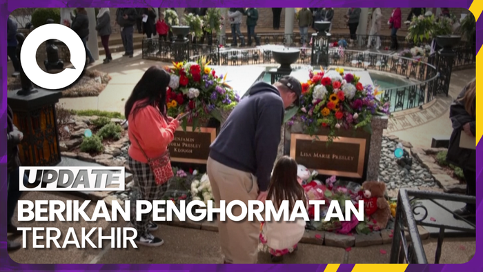 Ribuan Fans Lepas Lisa Marie Presley ke Peristirahatan Terakhir