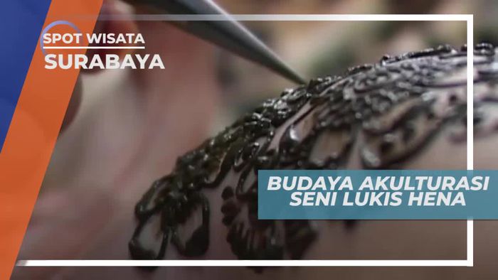 Mengenal Budaya Akulturasi Seni Lukis Hena, Surabaya