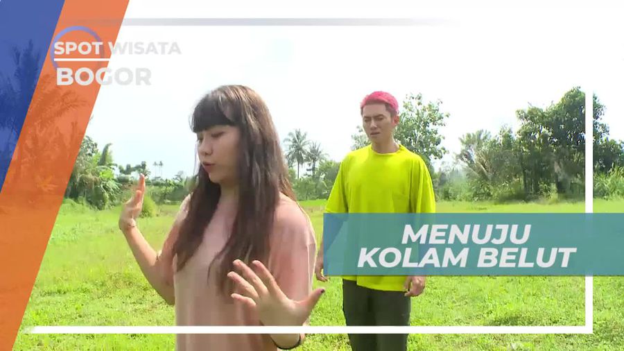 Melewati Persawahan Menuju Kolam Belut di Bogor