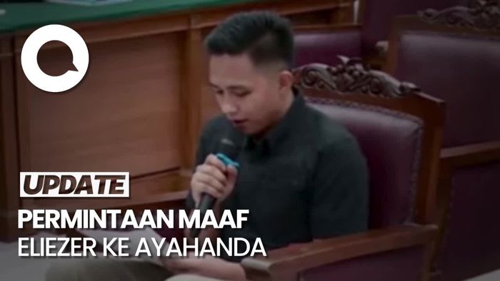 Eliezer ke Ayahanda: Maaf Akibat Peristiwa Ini, Papa Kehilangan Pekerjaan