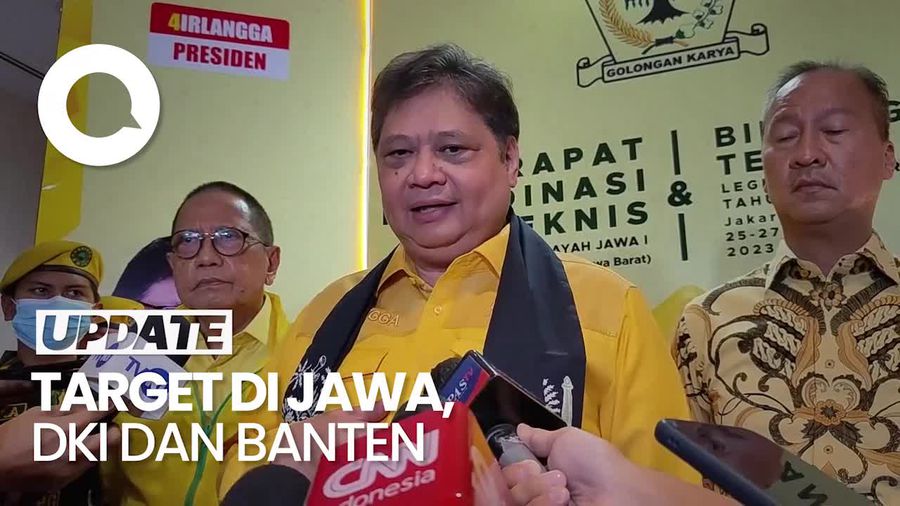 Airlangga Minta RK Tingkatkan Target Kursi Legislatif Golkar di Jawa