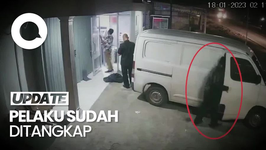 Detik-detik Mobil Pengantar Uang ATM Rp 4,8 M Dicuri