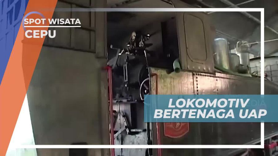 Melihat Mekanisme Lokomotif Bertenaga Uap di Cepu Blora Jawa Tengah