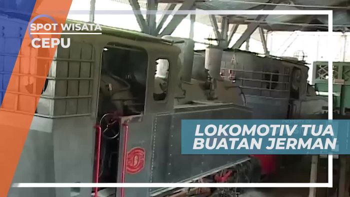 Lokomotif Tua Buatan Jerman, Peninggalan Hindia Belanda di Cepu Blora Jawa Tengah