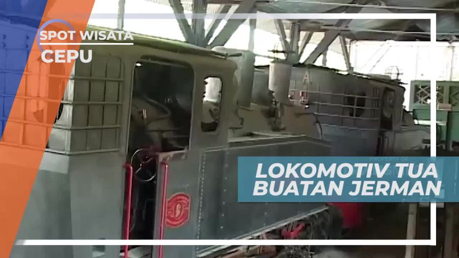 Lokomotif Tua Buatan Jerman, Peninggalan Hindia Belanda di Cepu Blora Jawa Tengah