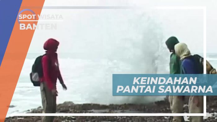 Melihat Keindahan Lukisan Alam Pantai Sawarna Banten
