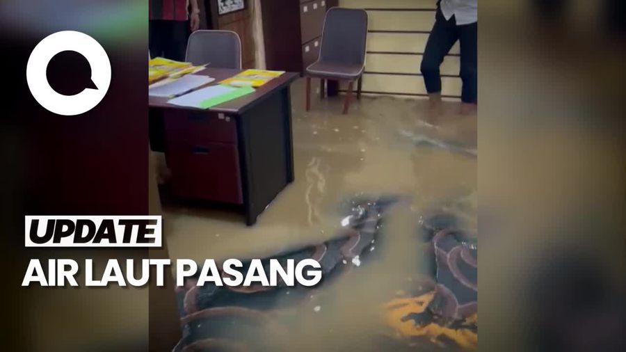 Penampakan Rumah Bupati Inhil Kebanjiran