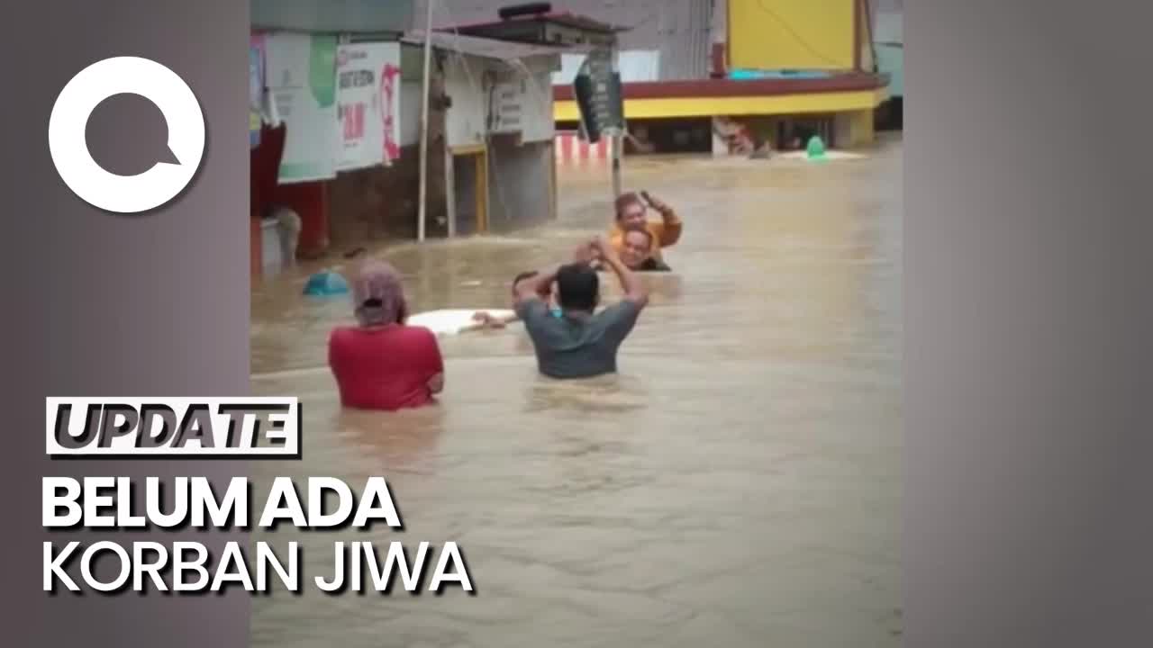 Kondisi Terkini Banjir Manado Air Setinggi Dada Orang Dewasa