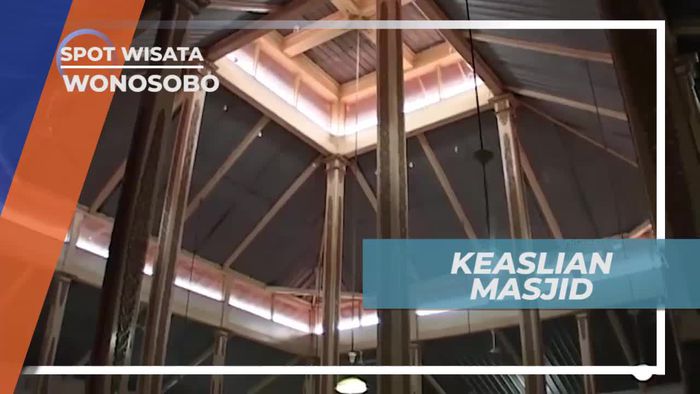 Masjid Bersejarah di Wonosobo Dengan Kerangka Kayu Jati