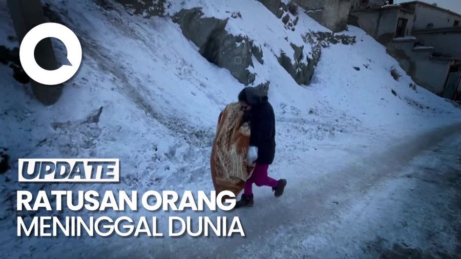 Perjuangan Warga Afghanistan Hadapi Cuaca Dingin Ekstrem