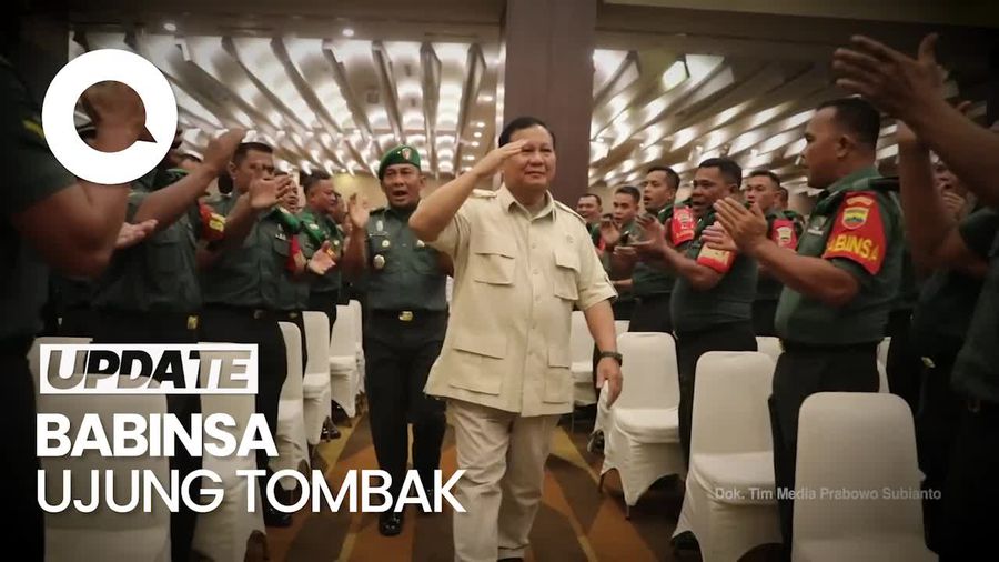 Prabowo Bertemu Ribuan Babinsa di Medan, Bicara Dedikasi-Pengorbanan