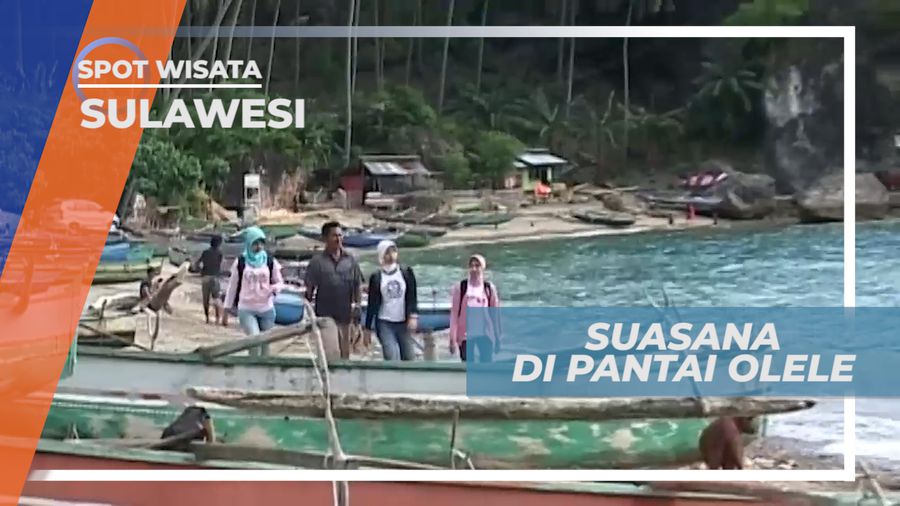 Menikmati Romantisme Sinar Senja di Pinggir Pantai Olele, Gorontalo