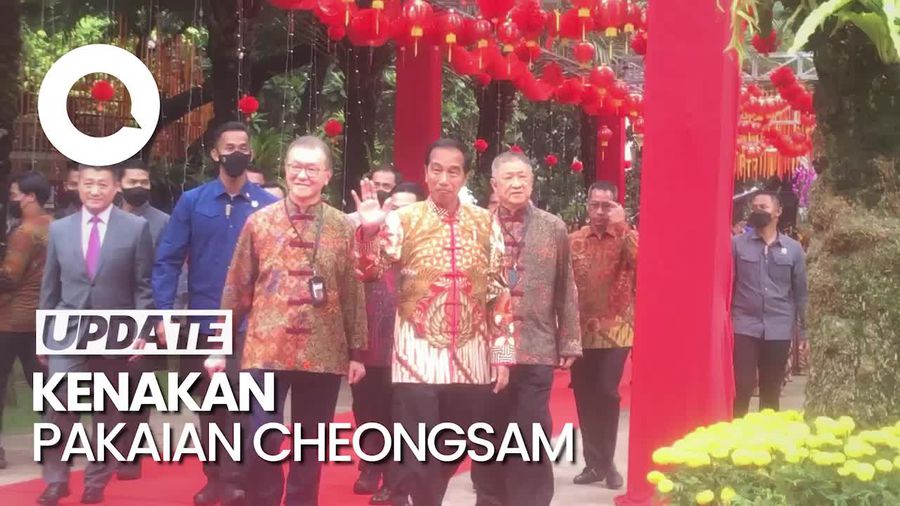 Momen Jokowi Hadiri Perayaan Imlek Nasional 2023