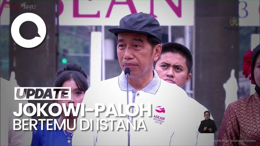 Ditanya soal Pertemuan dengan Paloh, Jokowi: Mau Tahu Aja