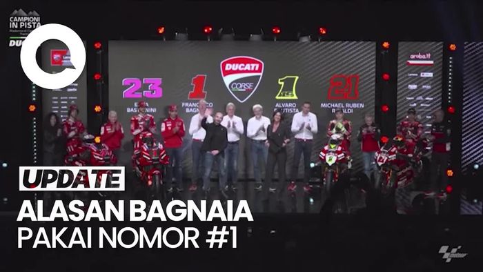 Ada Nomor #63 dalam Nomor Balap #1 Bagnaia