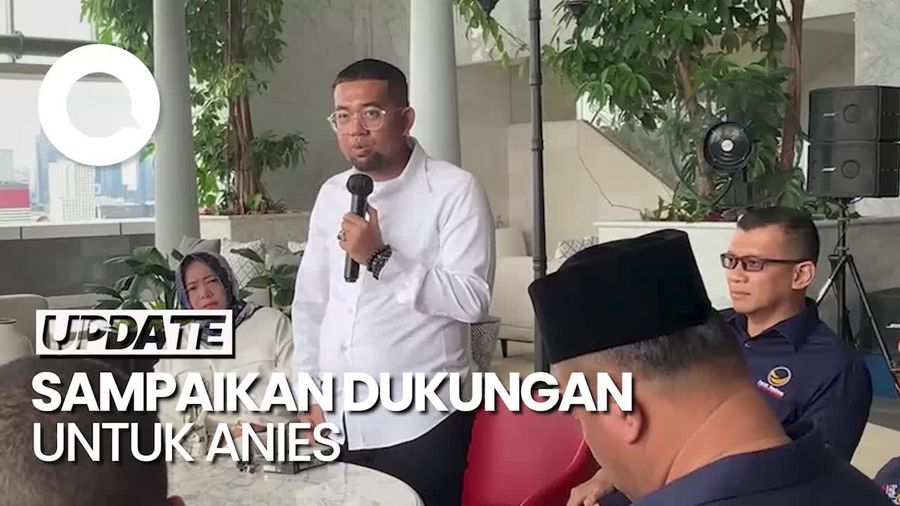 Anak Haji Lulung Datangi Nasdem Tower Dukung Anies Capres 2024