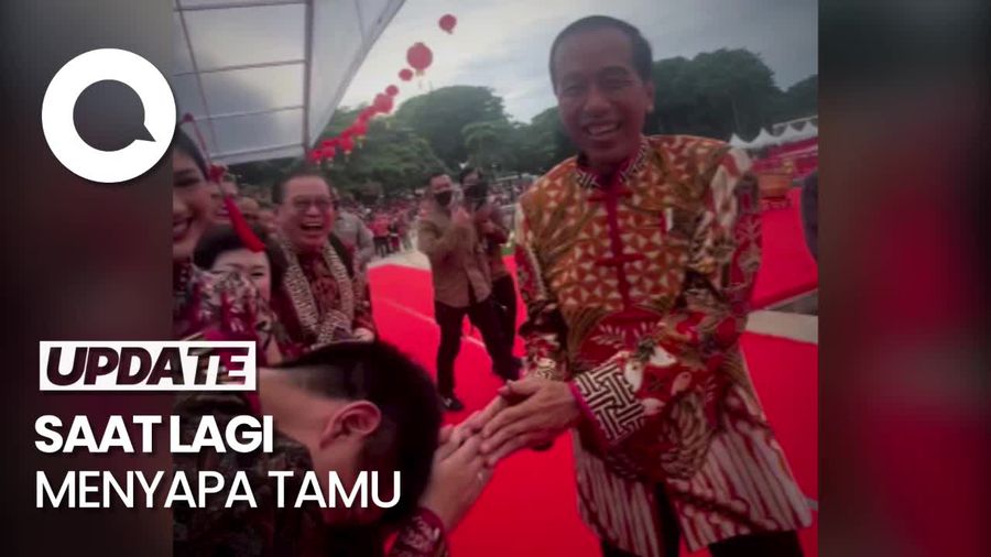 Momen Kocak Jokowi Kaget Salaman dengan Kaesang