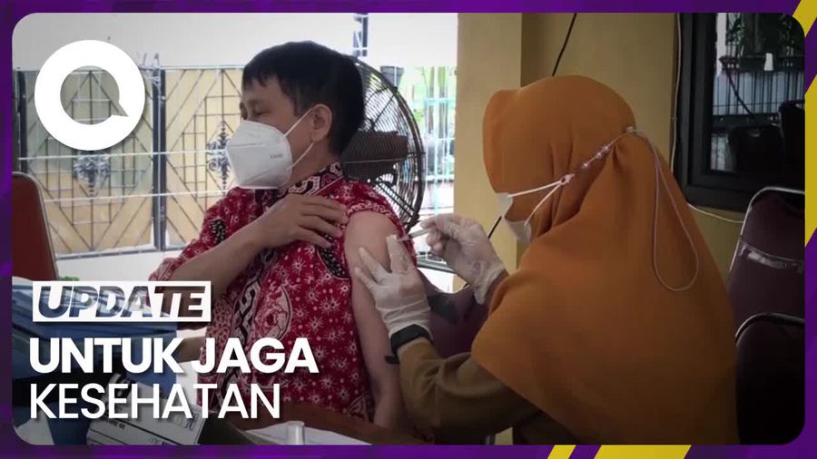 Antusias Warga Cempaka Putih untuk Booster Kedua Covid-19