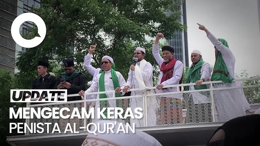 5 Pernyataan Sikap Massa Aksi Bela Al-Quran ke Kedubes Swedia-Belanda