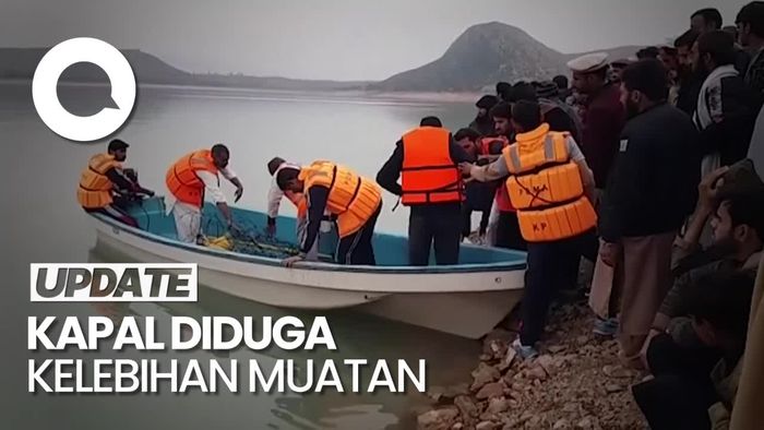 10 Bocah Tewas-9 Lainnya Hilang Usai Kapal Tur Terbalik di Pakistan