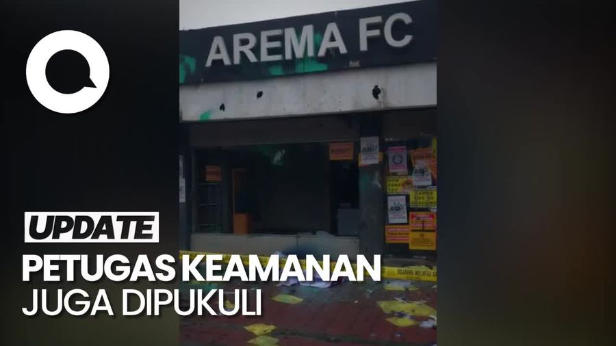 Saksi Penyerangan Kantor Arema FC: Batu Melayang Kayak Hujan