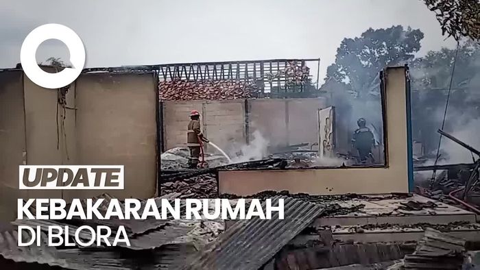 3 Rumah Warga di Blora Ludes Terbakar