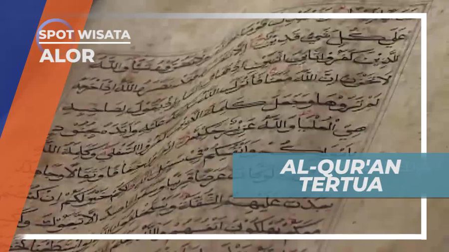 Al-quran Dengan Lembaran Kayu di Situs Tua Alor Nusa Tenggara Timur