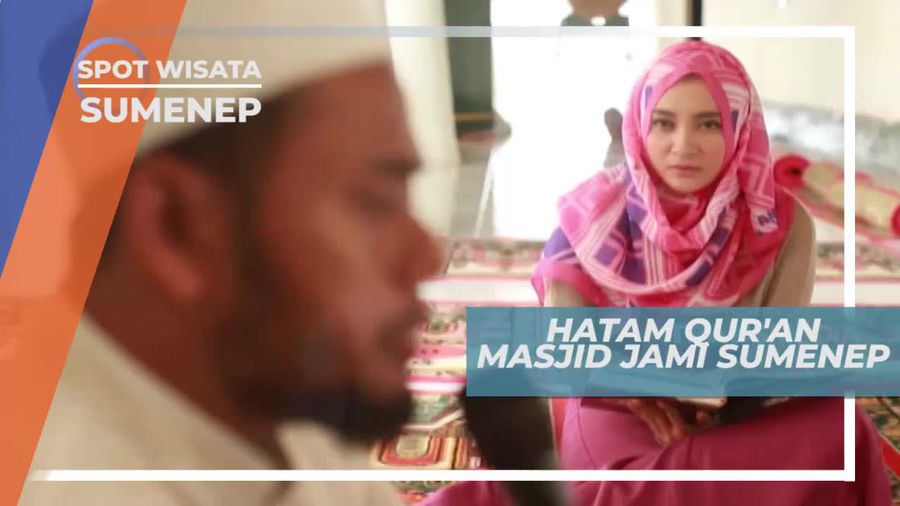 Lantunan Merdu Al-quran di Masjid Jami Sumenep, Jawa Timur