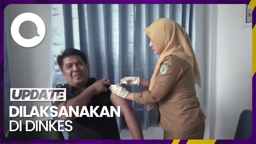 Antusiasme Warga Pinrang Jalani Vaksinasi Booster Kedua