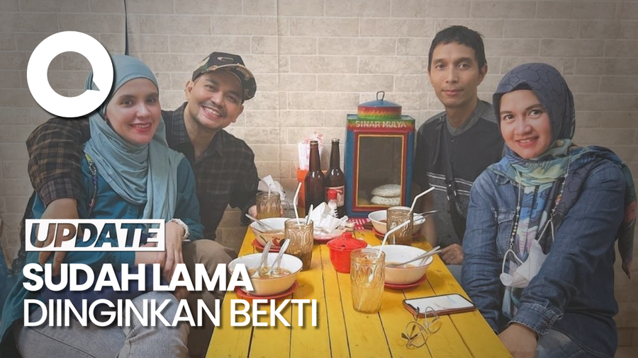 Makin Membaik, Indra Bekti Sudah Bisa Kulineran Soto Mie Bogor