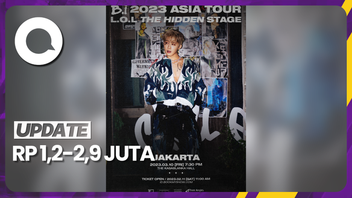 Tiket Konser B.I di Jakarta Mulai Dijual 11 Februari