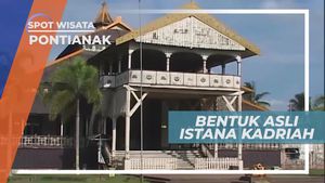 Melihat Bentuk Asli Istana Kadriah, Bangunan yang Berkaitan Erat Dengan Masjid Sultan, Pontianak