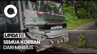 Adu Banteng Bus Vs Minibus di Luwu Timur, 4 Orang Luka-1 Kritis