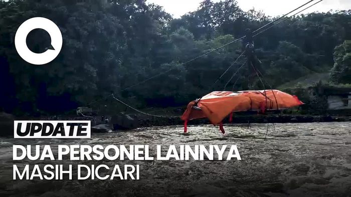 Proses Evakuasi Jenazah Polisi yang Jatuh di Sungai Papua Pegunungan