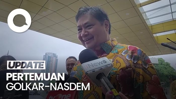 Airlangga soal Pertemuan Dengan Paloh: Bahas Koalisi