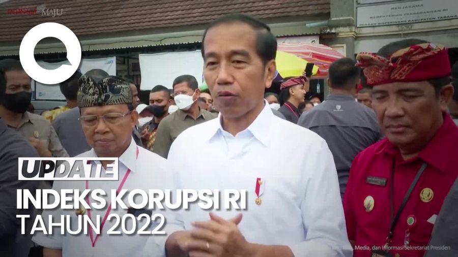 Respons Jokowi soal Indeks Persepsi Korupsi 2022 Anjlok