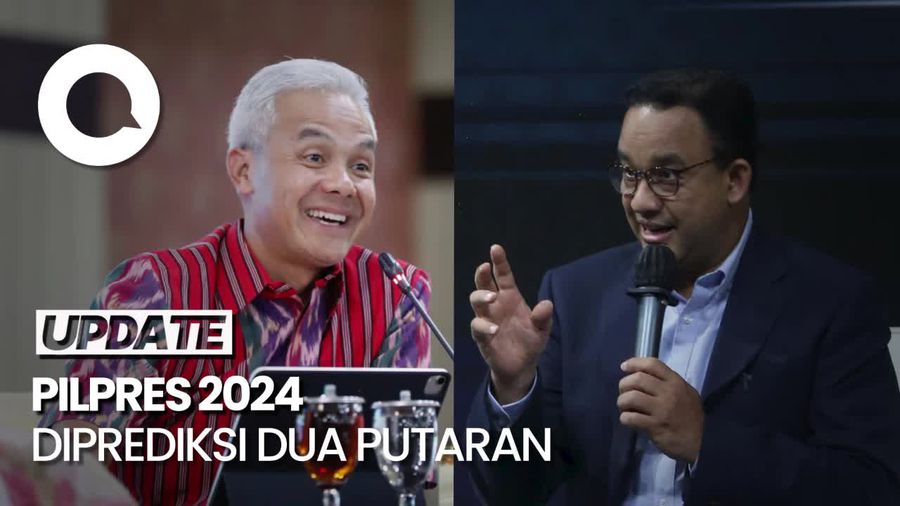 SMRC Prediksi Ganjar dan Anies Bersaing Ketat hingga Putaran Kedua