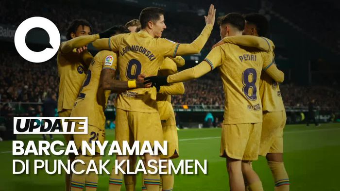 Barcelona Menang Tipis atas Real Betis 2-1