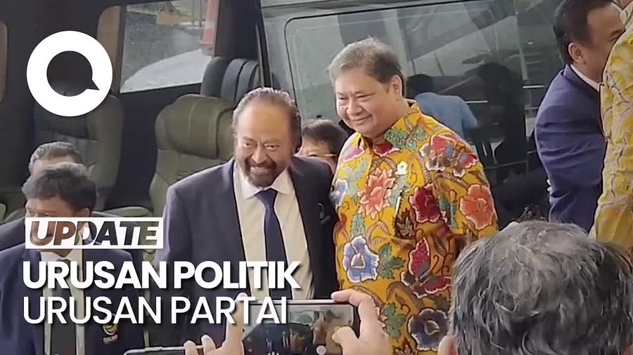 Surya Paloh Temui Airlangga, Jokowi: Itu Urusan Partai