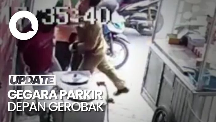 Viral Diduga Oknum PNS Tampar-Seruduk Pedagang Martabak di Lampung