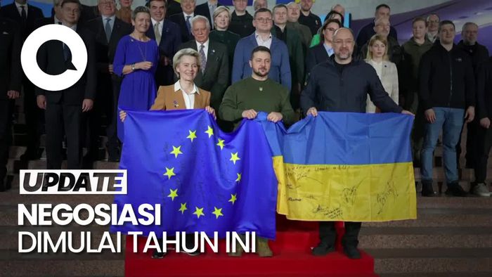 Zelensky: Ukraina Layak Negosiasi Keanggotaan Uni Eropa