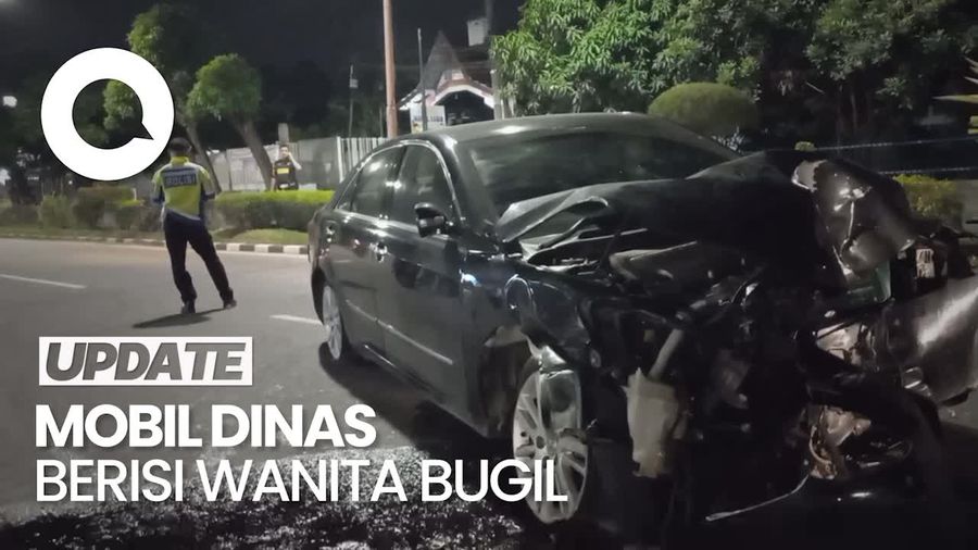 Mobil Dinas DPRD Jambi Kecelakaan, Bawa Wanita Bugil