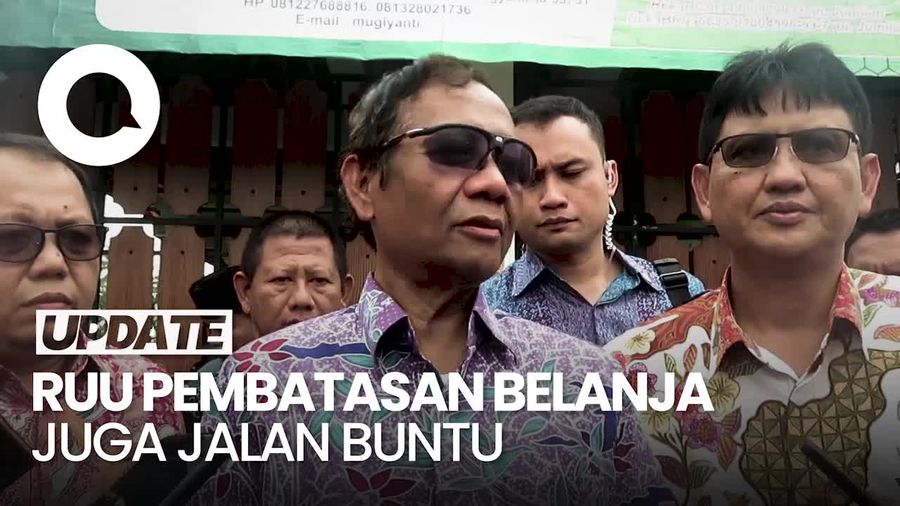 Mahfud Md Curhat, RUU Perampasan Aset Korupsi Belum Disetujui DPR
